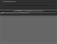 Tablet Screenshot of mahindrana.com